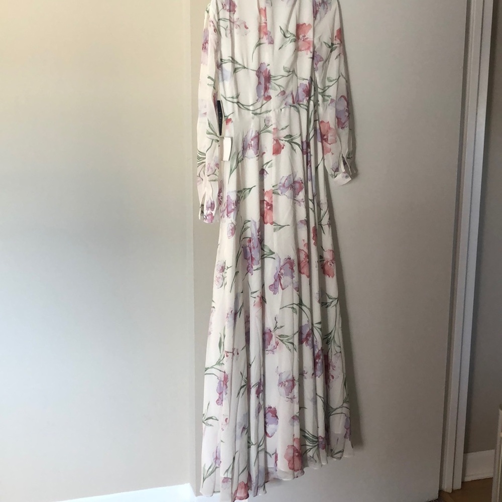 White floral dress